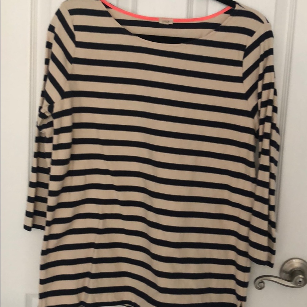 J Crew 3/4 sleeve shirt